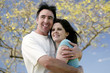 Couple hugging each other