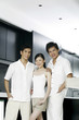 Friends in kitchen