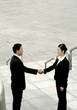 Business people shaking hands
