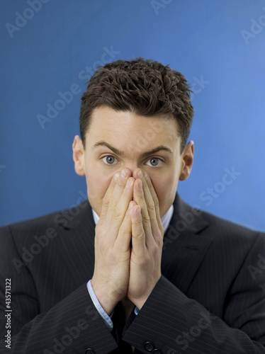 Photo: Businessman feeling stressful Businessman feeling stressful