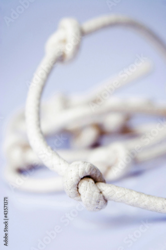 Photo: Knots on rope Knots on rope