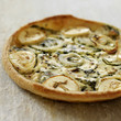 Italian goats cheese and spinach quiche