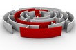 Illustration: Round labyrinth Round labyrinth