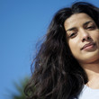 Woman smiling