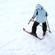 Skier on skis
