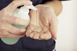 Nurse washing her hand