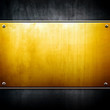 golden plate