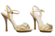 Foto: Light brown high -heeled shoes Light brown high -heeled shoes