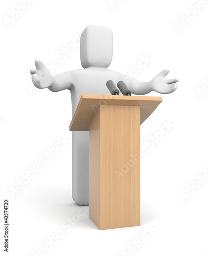 Illustration: Person speaking Person speaking