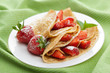 pancakes with strawberry