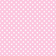 Illustration: White Polka Dots on Pale Pink White Polka Dots on Pale Pink
