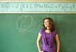 Photo: Girl with speech bubble Girl with speech bubble
