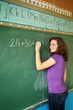 Student in a classroom