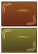 Vector: Frame and borders on seamless retro background Frame and borders on seamless retro background