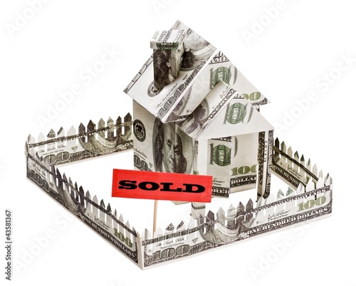 Photo: sold a house made of money sold a house made of money