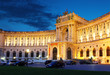 Vienna Hofburg Imperial Palace at night, - Austria