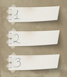 Vector: Set of three vintage labels with numbers - Etichette con numeri Set of three vintage labels with numbers - Etichette con numeri