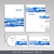 Corporate Identity. Template for Business artworks. Vector