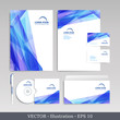 Corporate Identity. Template for Business artworks. Vector