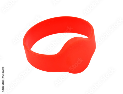 Photo: red RFID bracelet red RFID bracelet