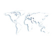 World map 3D