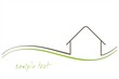 Home , architecture , green business logo design