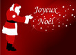 Vector: joyeux noël avec père noël joyeux noël avec père noël