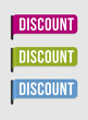 Modern  label – discount
