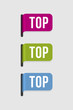 Modern  label – top