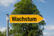 Pfeil mit Baum WACHSTUM
