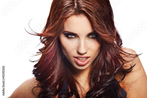 Photo: Portrait of a beautiful sexy woman. Portrait of a beautiful sexy woman.