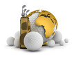 Illustration: Golf equipment - concept illustration Golf equipment - concept illustration