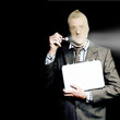 Corporate criminal stealing business documents