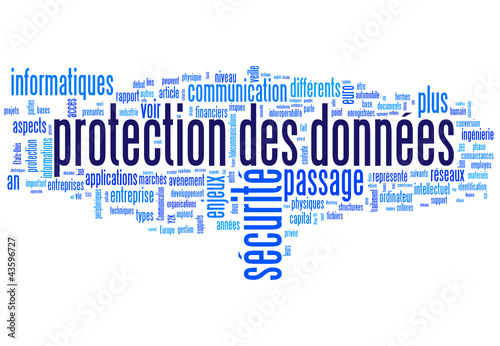 Vector: protection des données protection des données