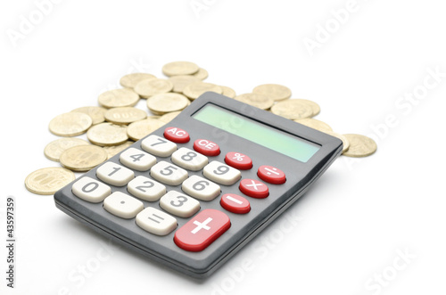 Photo: 電卓 黒 500円玉 電卓 黒 500円玉