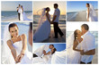 Photo: Bride & Groom Married Couple Sunset Beach Wedding Bride & Groom Married Couple Sunset Beach Wedding