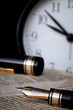 stilografica con orologio
