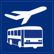 Schild - Flughafentransfer