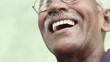 Video: Old black man with glasses and mustache smiling Old black man with glasses and mustache smiling