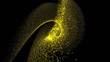 Yellow particles