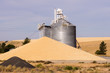 Grain elevator with grain wasted