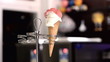 serving ice cream cone