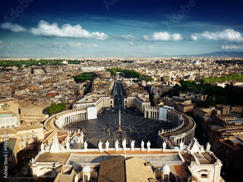 Photo: Vatican square of saint Peter Vatican square of saint Peter