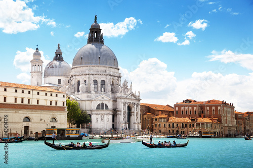 Photo: Grand Canal and Basilica Santa Maria della Salute, Venice, Italy Grand Canal and Basilica Santa Maria della Salute, Venice, Italy