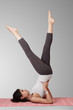 Young woman doing yoga
