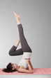 Young woman doing yoga