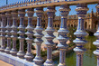 details of Plaza de España, Seville, Spain