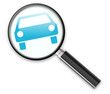 Auto unter Lupe