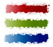 Banner, fondo, salpicadura, ilustración