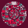 Dj Music icons disc